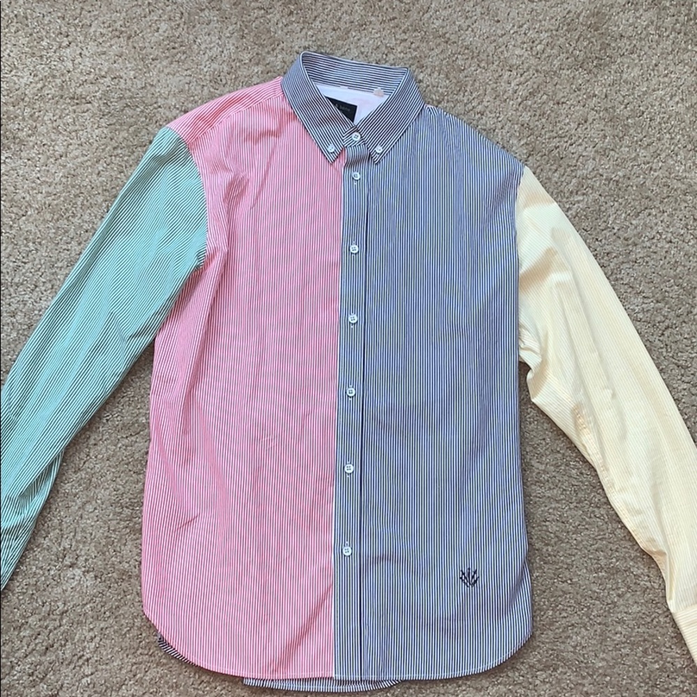 Rag & Bone Multicolor ButtonUp Striped Dress Shirt